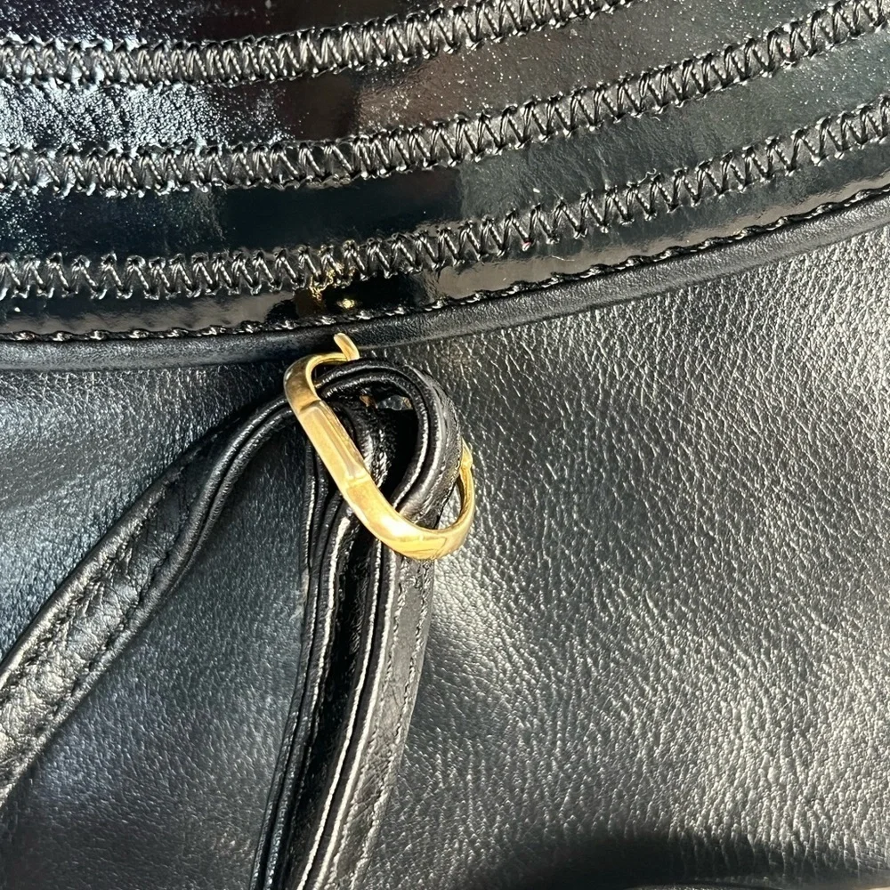 Fendi  Lambskin Black Crossbody Bag